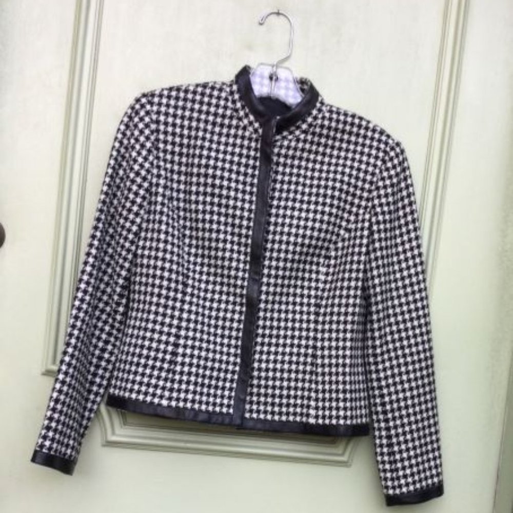 More Dash than Cash Black and White Jacket